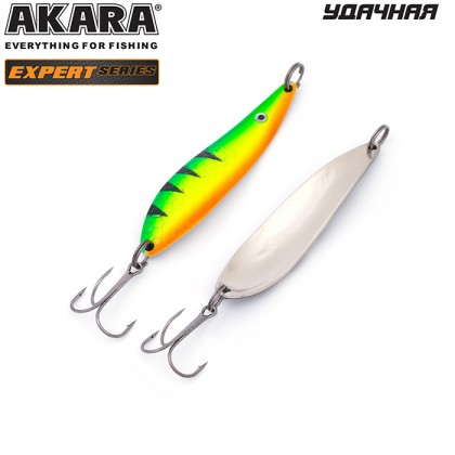 Блесна колебалка Akara Expert Удачная 60 мм, 15 гр, цвет 6/SIL
