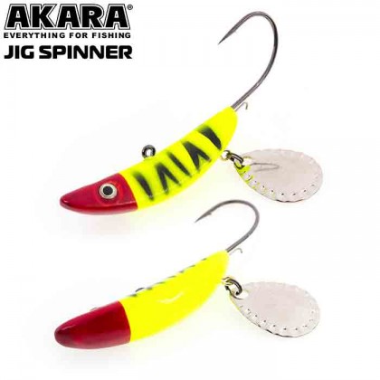 Блесна зимняя Akara Jig Spinner 40 мм, 22 гр, цвет 04